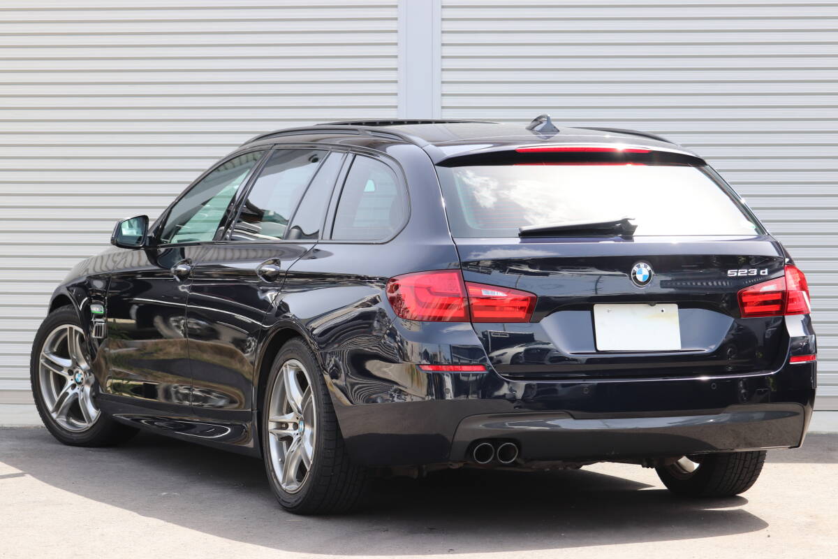 【 ディーゼルターボ / パノラマSR 】2013y BMW 523dツーリング Mスポーツ/ブラウンレザー/ヘッドアップディスプレイ/社外地デジ/MスポAWの画像2