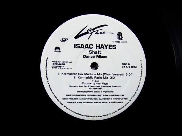 US盤！2枚組！12inchS★ISAAC HAYES/SHAFT(DANCE MIXES)★“黒いジャガーのテーマ”_画像4