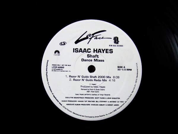 US盤！2枚組！12inchS★ISAAC HAYES/SHAFT(DANCE MIXES)★“黒いジャガーのテーマ”_画像1