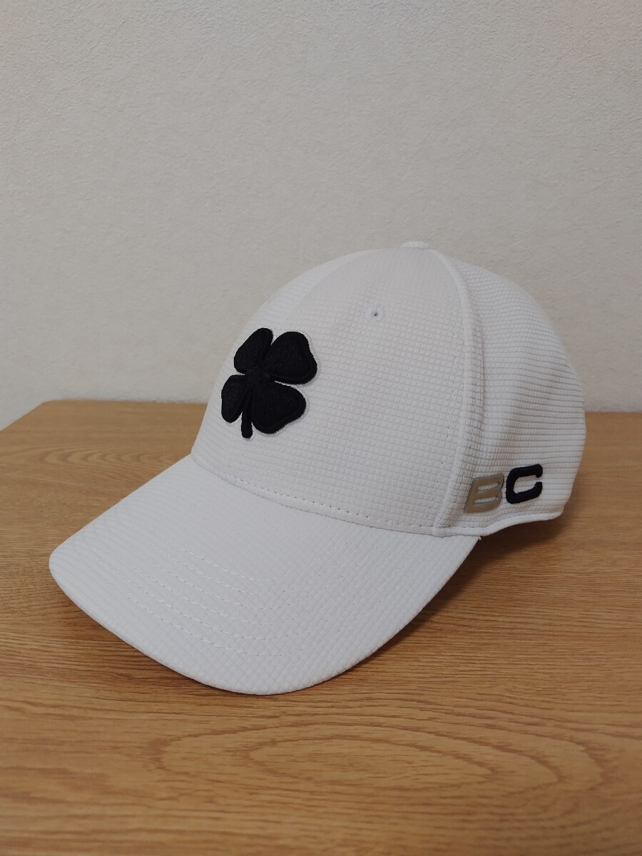 【BLACK CLOVER】 ブラッククローバー キャップ 帽子 白 ホワイト L/XL ゴルフウェア GOLF スポーツ ファッションの画像1