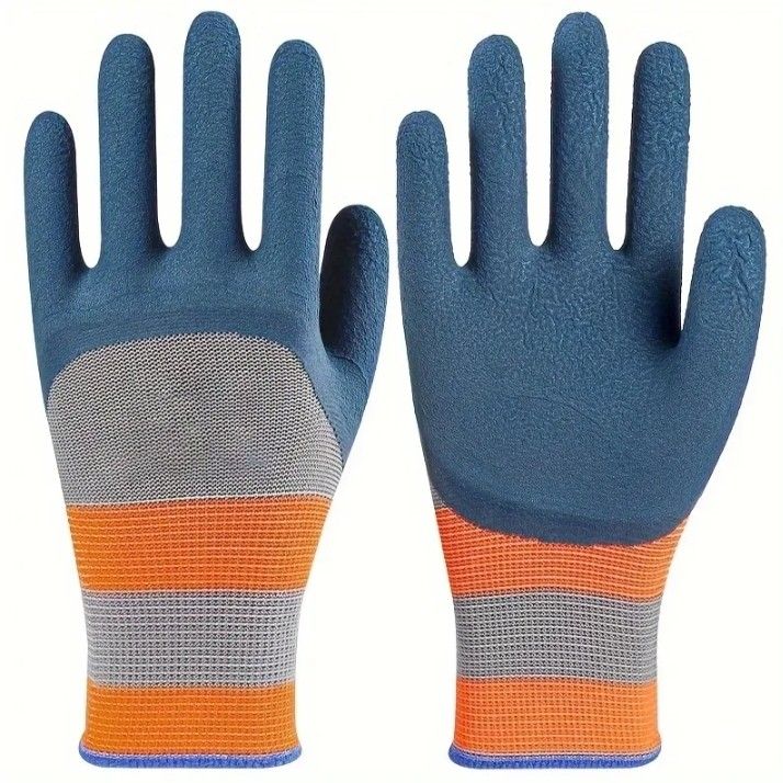 手袋グローブ 　作業用　通気性のある保護作業用手袋　Lサイズ　6ペア！