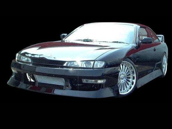 超人気商品 S14後期 シルビア はり出しエアロ 後期 エアロ フロントバンパー スポイラー フロントエアロ 張出しデザインの画像3