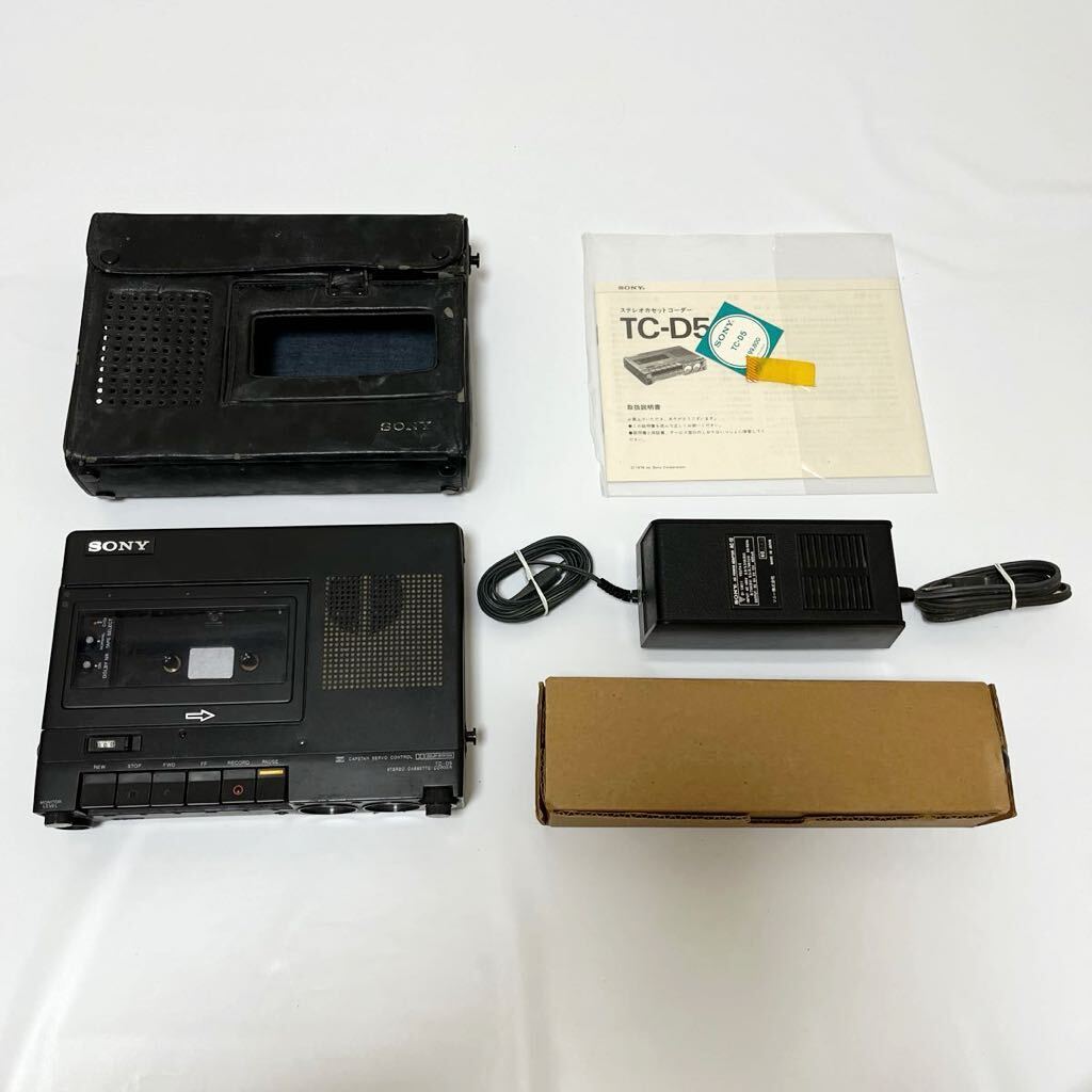SONY TC-D5 ポータブルカセットコーダー ジャンクの画像1