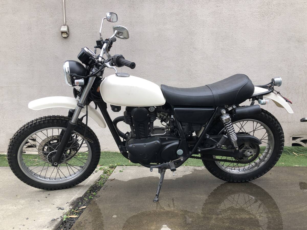 岡山浅口発 KAWASAKI 250TR カワサキ 稼働 簡易整備 （タイヤ/バッテリー/リアサス交換 8700㎞）廃車済 自社配送可 引取可 現状渡し の画像1