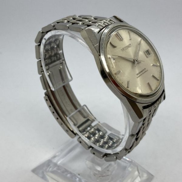 【可動品】SEIKO セイコー オートマチック 30石 セイコーマチック‐R デイド 8305‐8060 文字盤色:シルバー アンティーク　_画像4