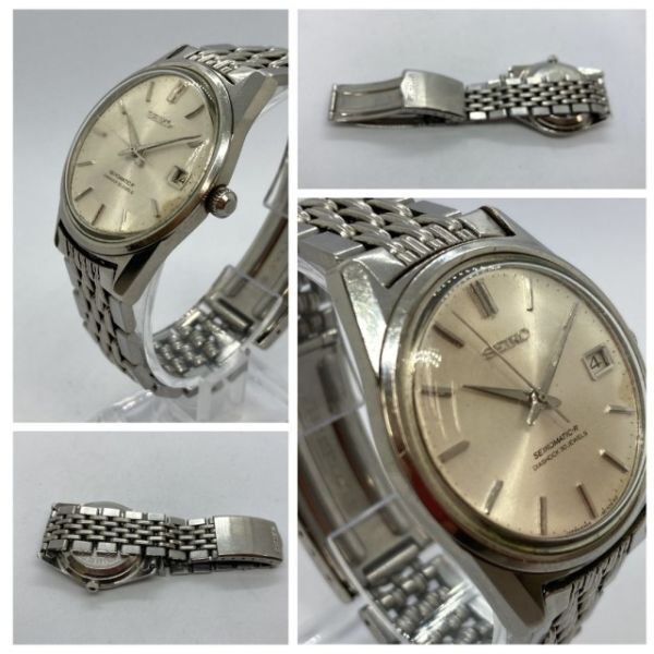 【可動品】SEIKO セイコー オートマチック 30石 セイコーマチック‐R デイド 8305‐8060 文字盤色:シルバー アンティーク　_画像7