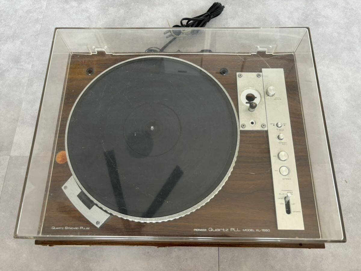 Pioneer XL-1550 ターンテーブル レコードプレイヤー 02の画像3