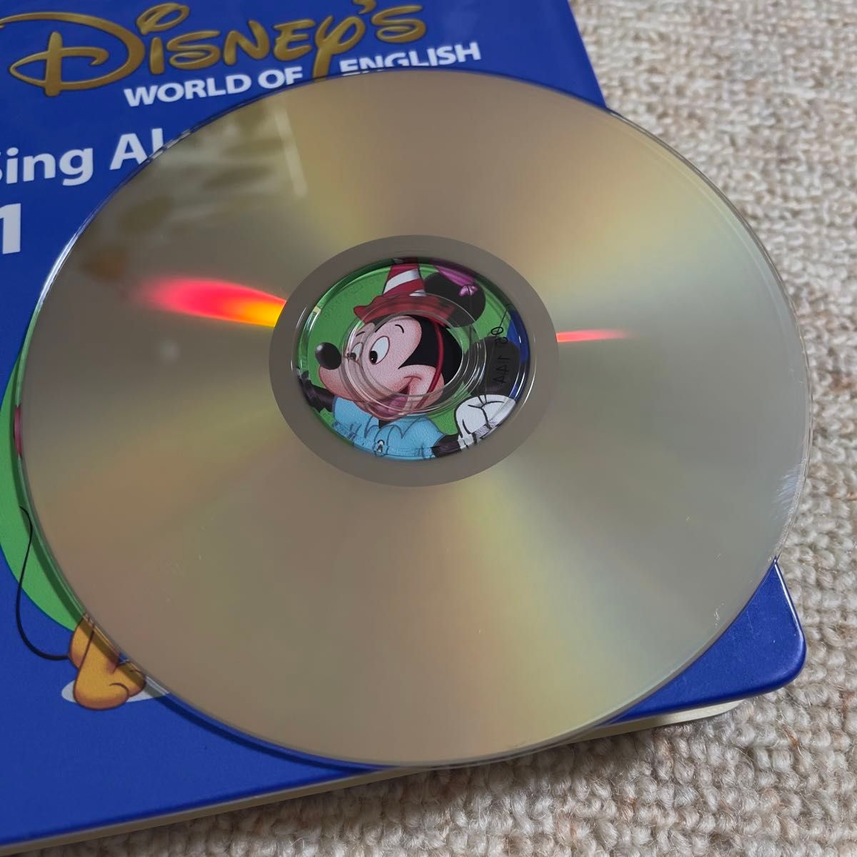 美品ディズニー英語システム Disney WORLD OF ENGLISH シングアロンDVD 4枚セット