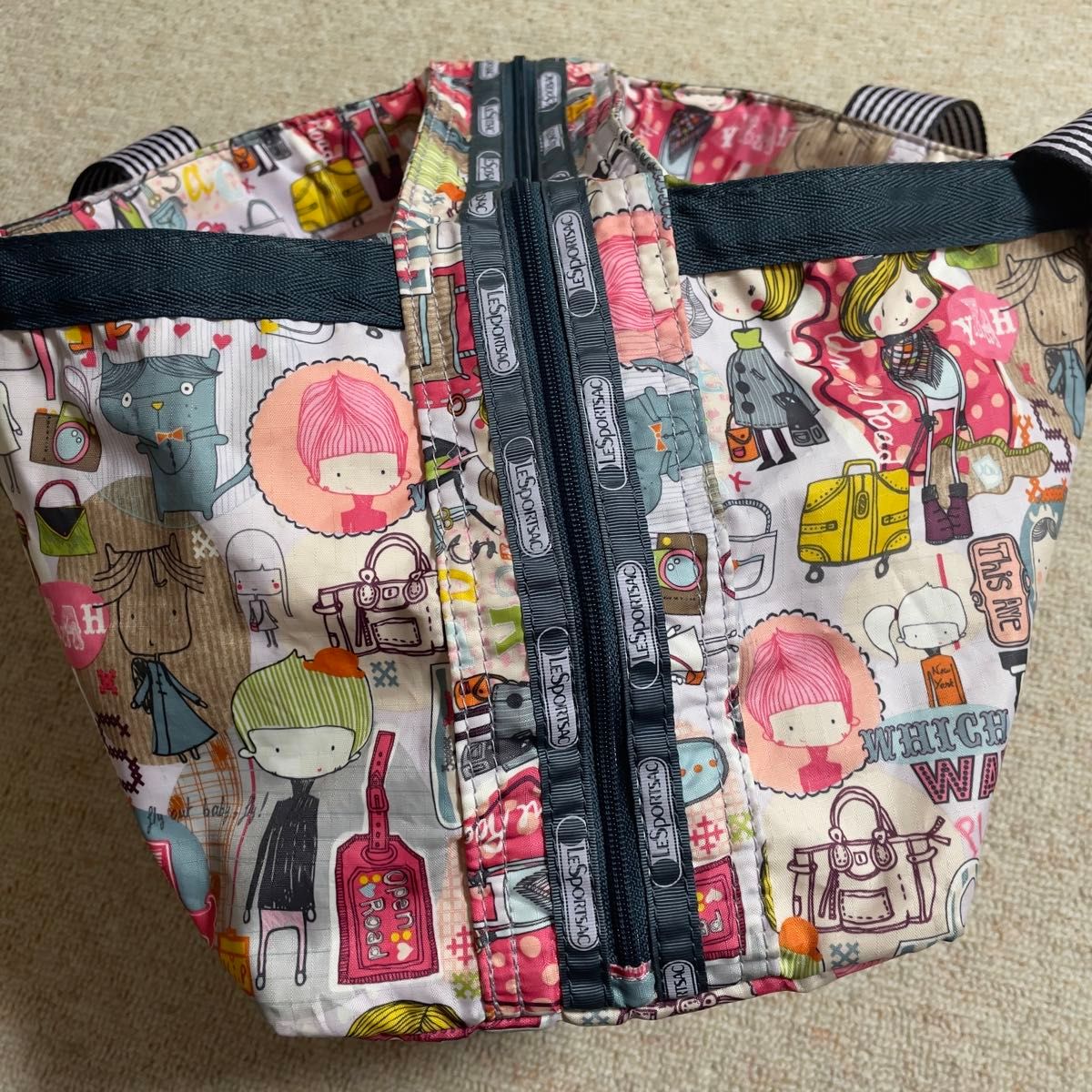 LeSportsac レスポートサック ハンドバッグ　トートバッグ　ナイロン製 