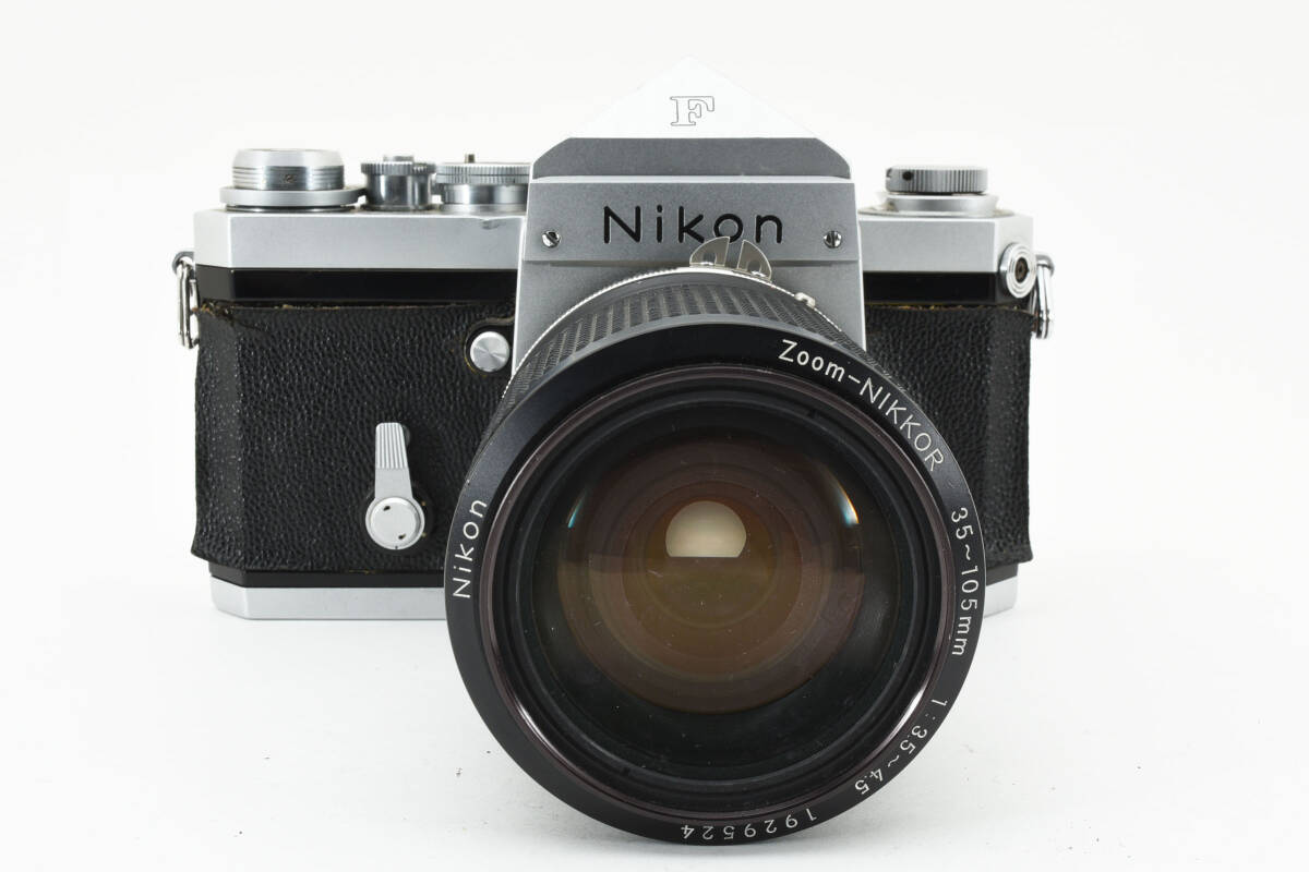 ★実用品★ ニコン NIKON F アイレベル + Ai-S 35-105mm ★シャッター全速OK★ #08031 #413136 #08081_画像3