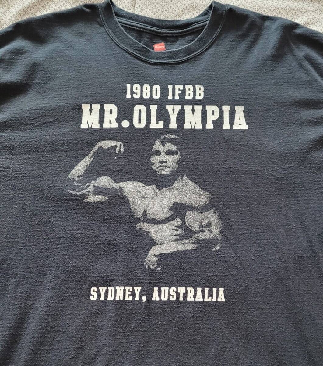 1980 IFBB Mr. Olympia Arnold Schwarzenegger Adult Large T-Shirt approx.22" X 29" 海外 即決の画像2