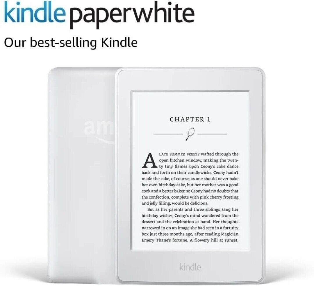 Amazon Kindle Paperwhite 7th Generation E-Book Reader 6" WiFi 300ppi 4Gb White 海外 即決_Amazon Kindle Pape 1