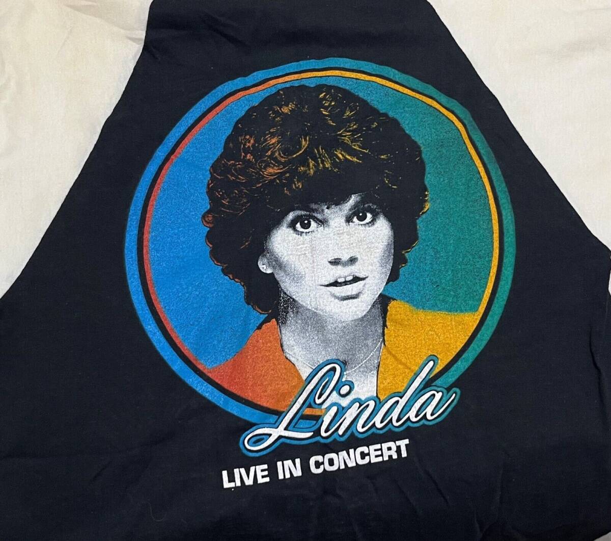 LINDA RONSTADT Live in Concert Adult Vtg Single Stitched 1/2 Sleeve T-Shirt M 海外 即決_LINDA RONSTADT Liv 2
