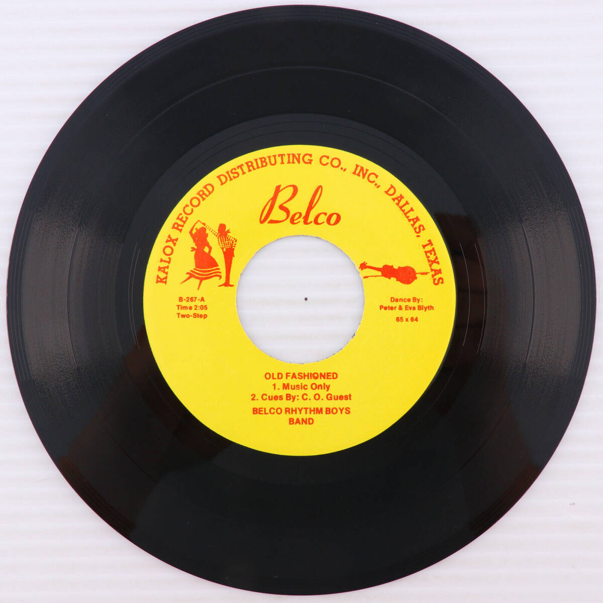 Belco Rhythm Boys Band - Old Fashioned/Lazy River - 45 rpm Record B-267 海外 即決_Belco Rhythm Boys 2