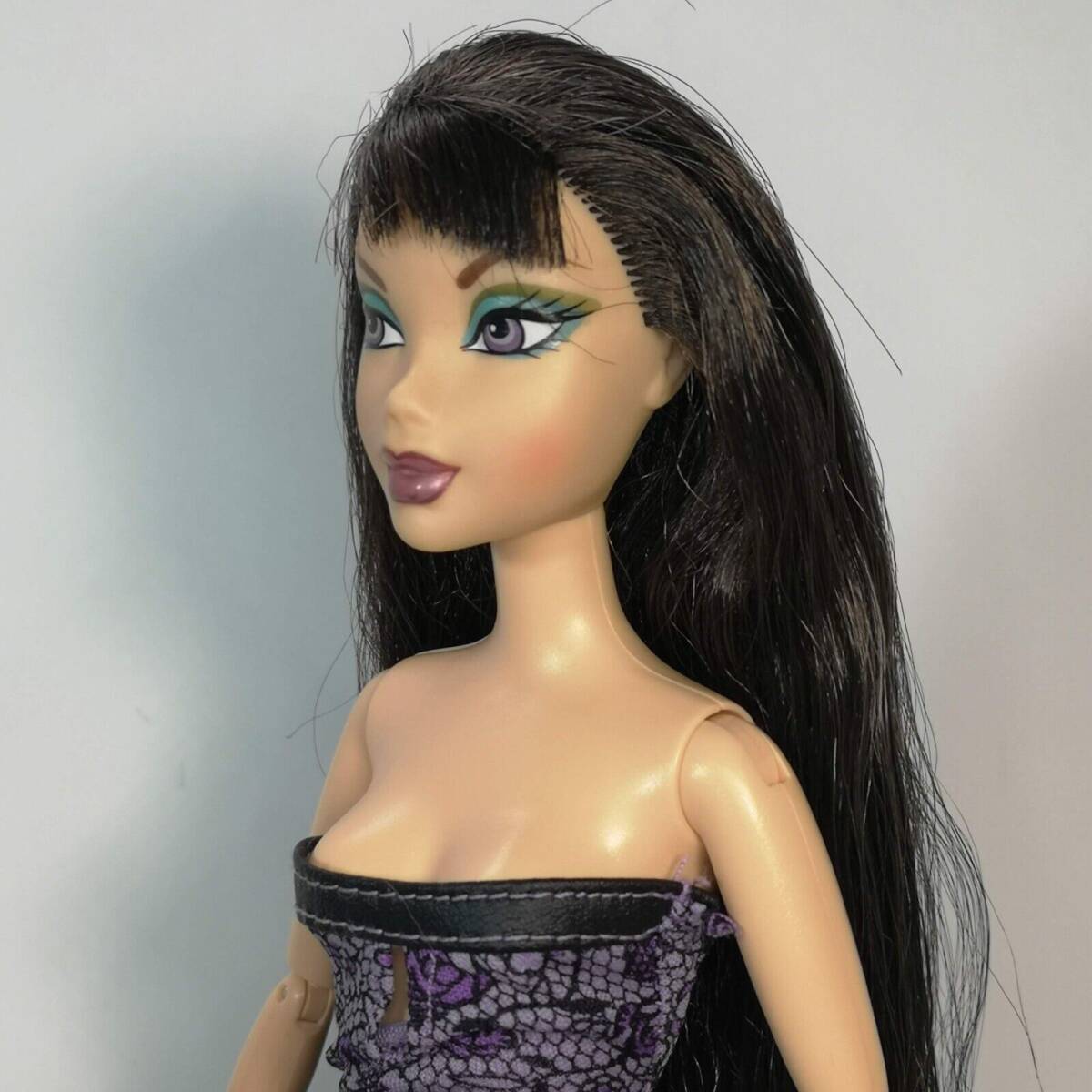 Barbie My Scene Chillin' Out Nolee Doll Purple Ruffle Dress - Read 海外 即決_Barbie My Scene Ch 5