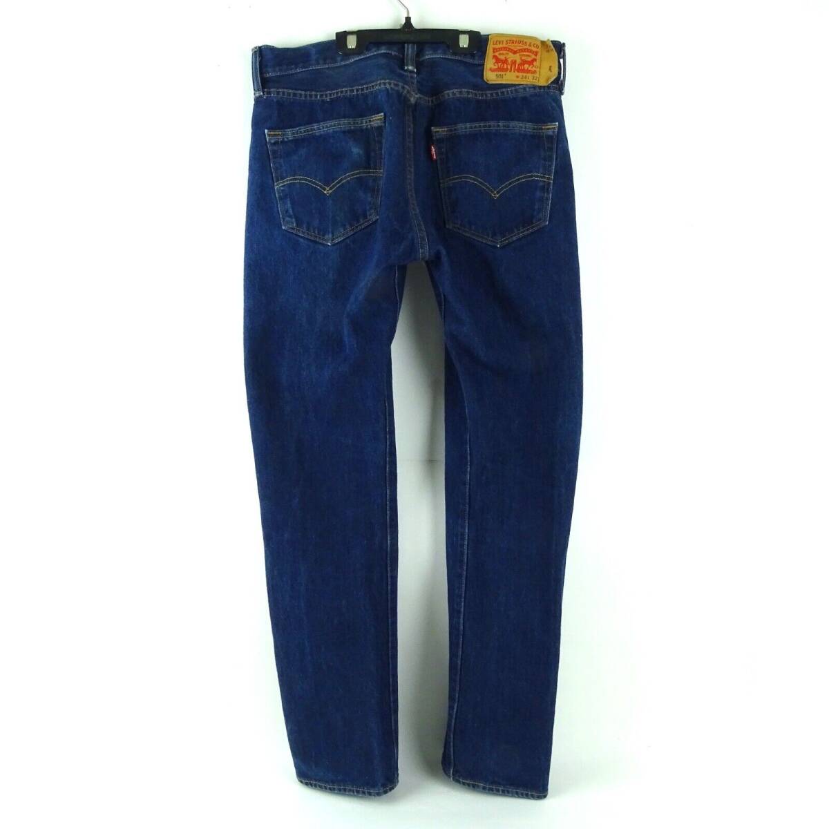 Levis 501 Straight Leg Button Fly All Cotton Jeans Mens W34 x L31.5 Measured 海外 即決_Levis 501 Straight 5