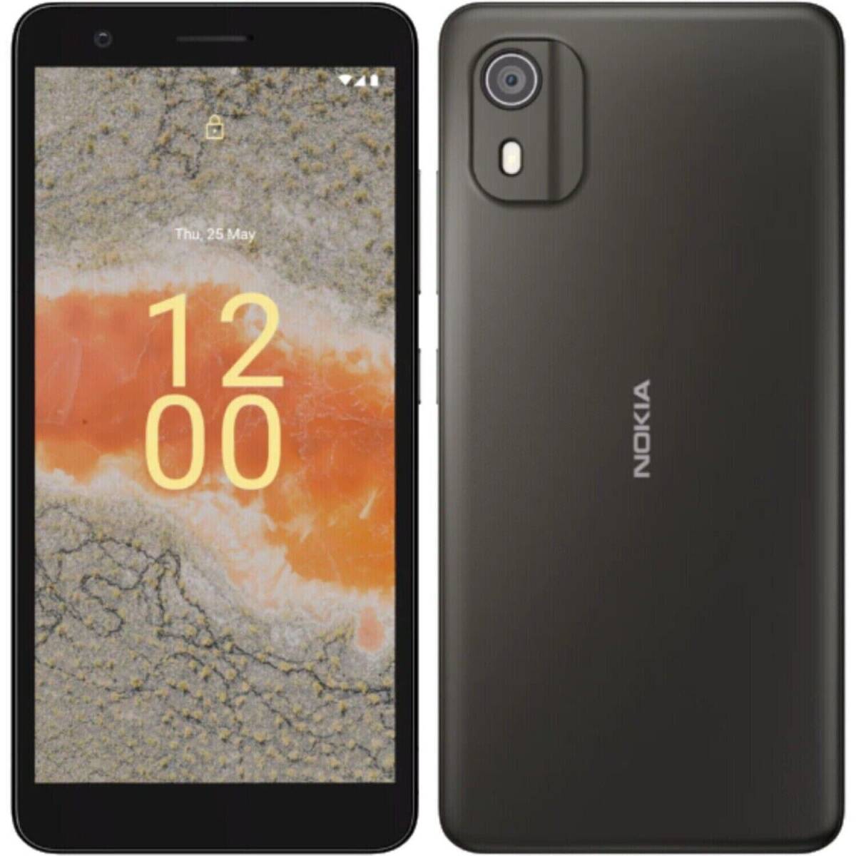 Nokia C02 4G Charcoal 32GB 2GB Dual-SIM TA-1460 Factory Unlocked GSM OPEN BOX 海外 即決_Nokia C02 4G Charc 1