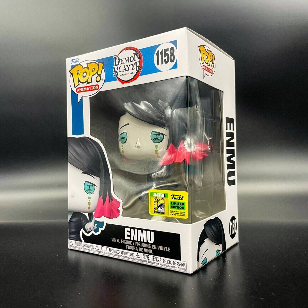 Enmu Demon Slayer Funko POP - 2022 SDCC Exclusive - Official Sticker 海外 即決