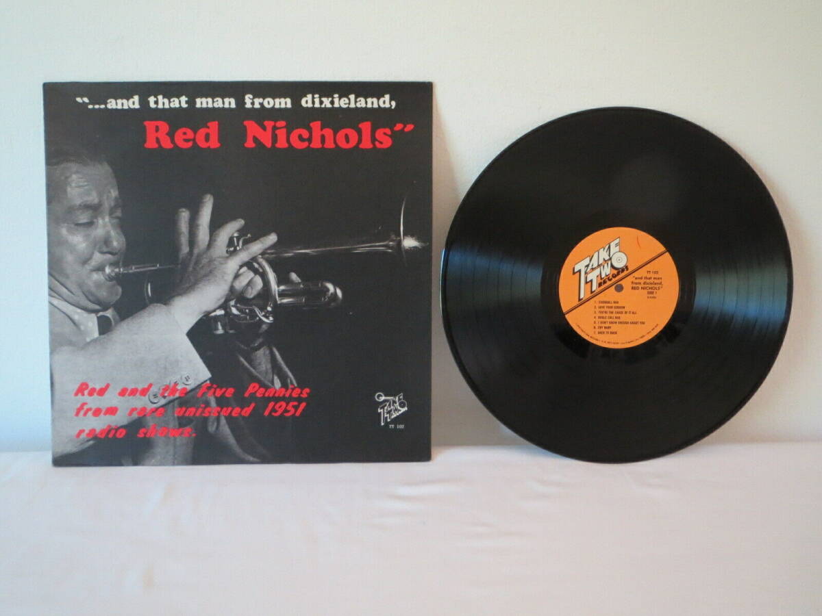 レッド / Nichols And His Five Pennies - And That Man From Dixieland - TT 102 バイナル LP 海外 即決_レッド / Nichols And 7