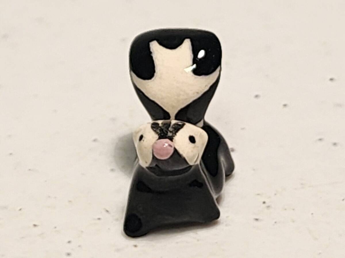 Hagen Renaker Miniature Ceramic Mini Early Baby Skunk Animal Figurine 1950's 海外 即決の画像3