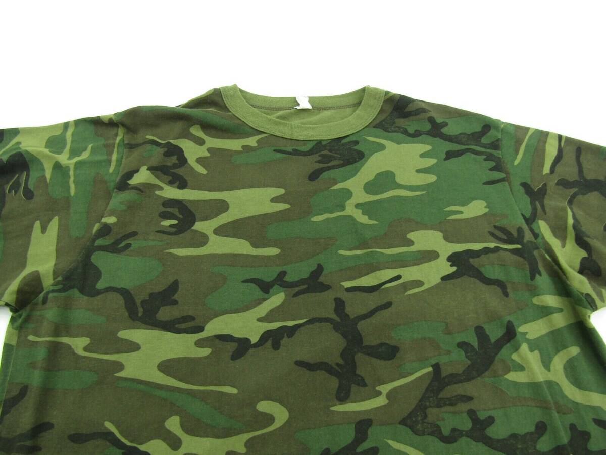 Yahoo!オークション - VINTAGE Camo Long Sleeve T Shirt Mens 2XL Cam...