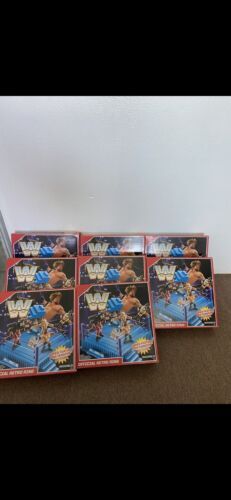 Brand New WWE Mattel Retro Rings (9) + WWF PPV Stickers (10) 海外 即決_Brand New WWE Matt 1