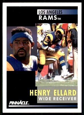 1991 Pinnacle Henry Ellard Los Angeles Rams #81 海外 即決_1991 Pinnacle Henr 1
