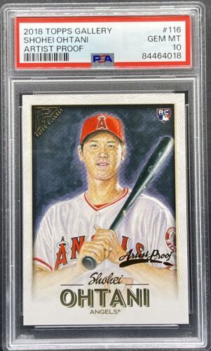 2018 Topps Gallery ARTIST PROOF 大谷翔平 Rookie PSA 10 Angels Dodgers RC SP 海外 即決_2018 Topps Gallery 1