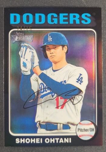 大谷翔平 2024 Topps Heritage Refractor Chrome #371 Los Angeles Dodgers /75 海外 即決_大谷翔平 2024 Topps He 1