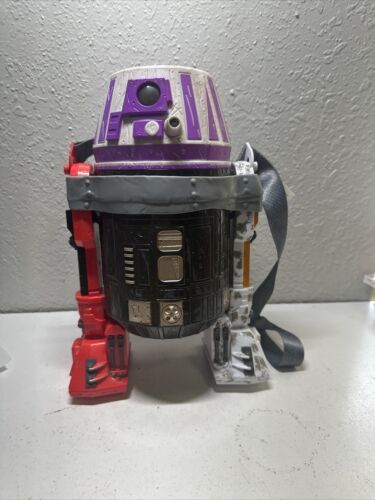 New Disneyland Star Wars Droid 2023 Light Up Popcorn Bucket with Grey Lanyard 海外 即決