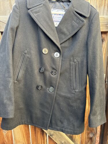 DSCP QUARTERDECK COLLECTION 8410-01-233-8820 US NAVY PEACOAT 10L 海外 即決