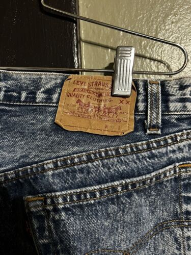 Yahoo!オークション - Vtg 80s 90s Levi's 501 Blue Jeans Stonewash B...