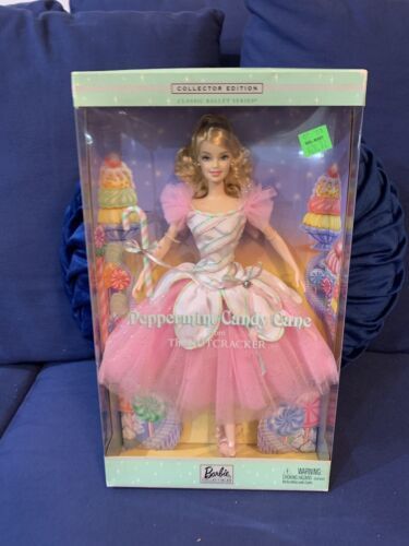 Peppermint Candy Cane Barbie Doll From The Nutcracker 2002 Mattel 57578 NRFB 海外 即決