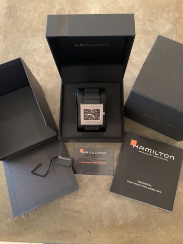 Rare Hamilton Titanium Code Breaker with Box and International Warranty card 海外 即決_Rare Hamilton Tita 8