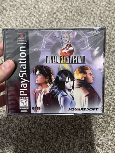 Final Fantasy VIII 8 Factory Sealed Black Label Original Playstation 1 PS1 NEW 海外 即決_Final Fantasy VIII 7