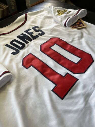 NWT’s Atlanta Braves Chipper Jones Jersey Size Large 海外 即決の画像3