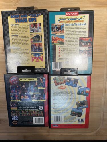Sega Genesis Game Lot CIB Sonic 2 NBA Jam Street Fighter 2 REN And Stimpy 海外 即決_Sega Genesis Game 7