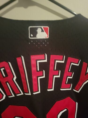 Ken Griffey JR Cincinnati Reds Baseball Anniversary Jersey Size 2XL 海外 即決_Ken Griffey JR Cin 8