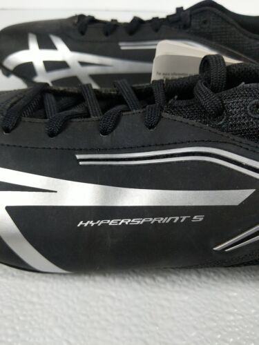 NWT: アシックス Hypersprint 5 Track Shoe, ブラック and Silver, 29.5cm(US11.5) G306Y 海外 即決_NWT: アシックス Hypersp 3