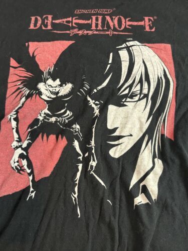 DEATH NOTE Shonen Jump Anime Shirt Shonen Manga Deathnote T Shirt Large Black 海外 即決