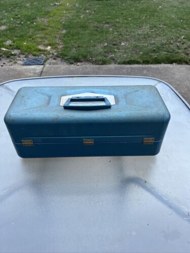 Vintage OLD PAL Metal Tackle Box. Clean And Cork Lined. 31 Compartments. Nice! 海外 即決_Vintage OLD PAL Me 6