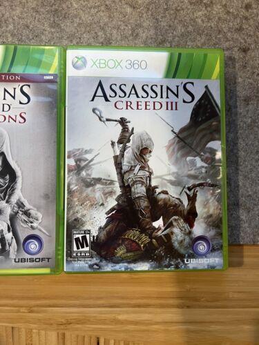 Assassin’s Creed Xbox 360 Bundle (2, Brotherhood, Revelations, 3). 海外 即決_Assassin’s Creed X 2