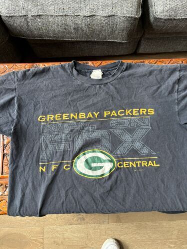 Vintage NFL On Fox Green Bay Packers Tshirt 1997 Size XL 海外 即決_Vintage NFL On Fox 1