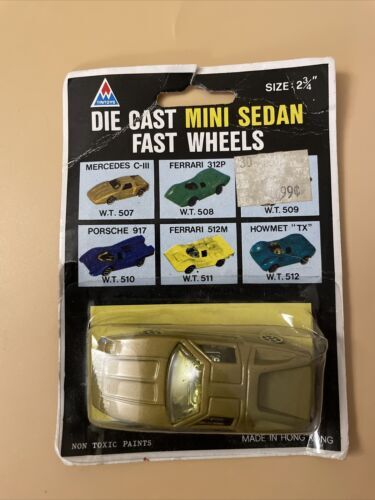 Vintage Die Cast Mini Sedan Fast Wheels Tintoys Ferrari 512M And Mercedes C-11 海外 即決_Vintage Die Cast M 4