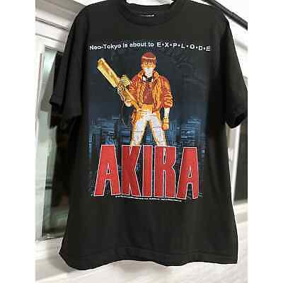 Akira &quot;Neo Tokio' Anime Rare Vintage T-shirt Reprint Wild Oats Single Stitch 海外 即決