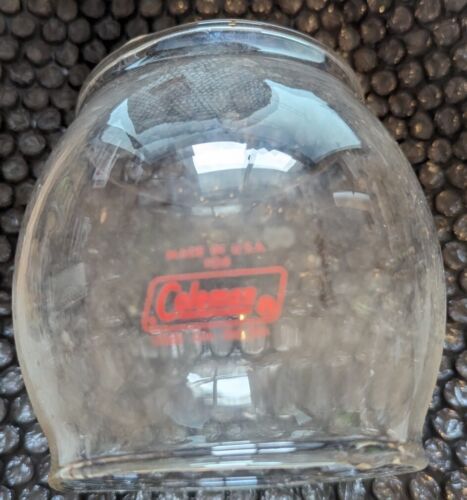 Coleman Replacement 200 200A 201 242B 242C Lantern Glass Globe Bulged Red Logo 海外 即決