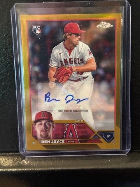 BEN JOYCE 2023 Topps Chrome Update Rookie Auto #AC-BEJ True Gold /50 LA Angels 海外 即決