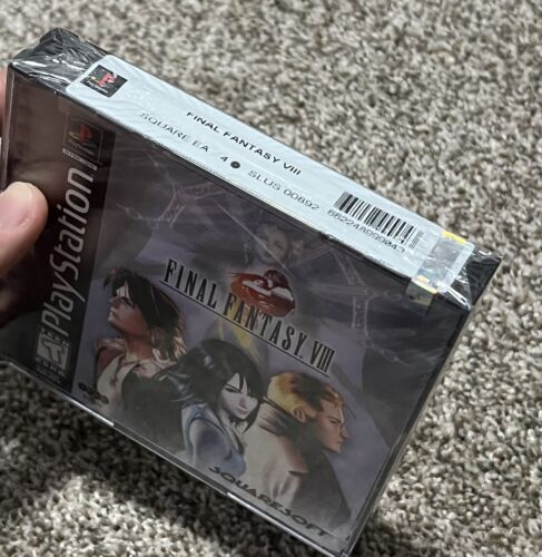 Final Fantasy VIII 8 Factory Sealed Black Label Original Playstation 1 PS1 NEW 海外 即決_Final Fantasy VIII 6