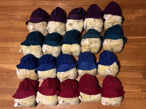 VINTAGE Chubbles Plush Lot of 20 Red Purple Green Blue Tunic Toy UNTESTED 80s 海外 即決の画像2