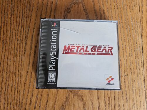 Metal Gear Solid (Sony PlayStation 1, 1999) CIB 海外 即決_Metal Gear Solid ( 1